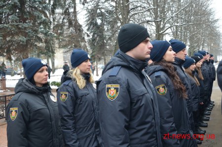 У Житомирі 40 поліцейських нового набору урочисто склали Присягу