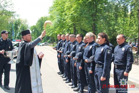 У Житомирі на вірність Українському народові присягнули 25 поліцейських конвойної служби
