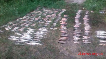 Житомирський рибоохоронний патруль вилучив 96 кг риби