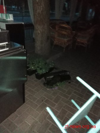 У Житомирі поліцейські охорони затримали двох чоловіків у закритому кафе