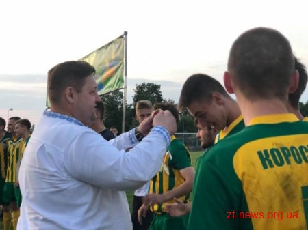 Коростенський ФК «Мал» став чемпіоном кубку області з футболу пам’яті Героїв Небесної Сотні