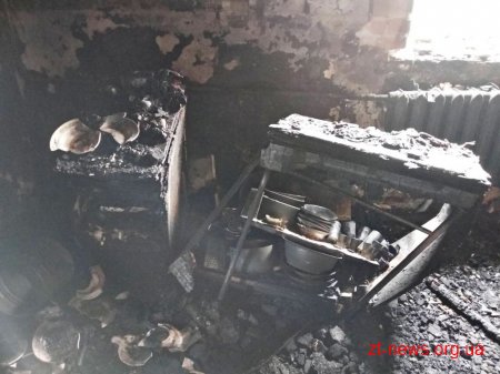 На Житомирщині під час пожежі пенсіонерка отримала опіки
