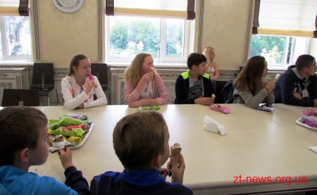 Діти учасників АТО відвідали Музей космонавтики та познайомились із процесом виготовлення морозива