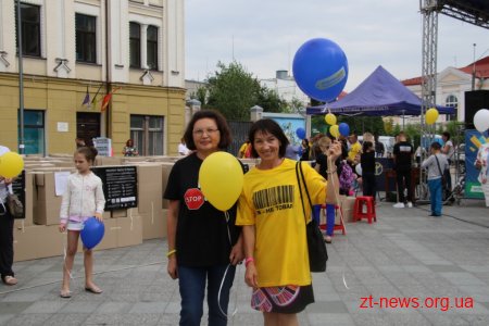 На Михайлівській відбулася акція «Проти ДІЯ торгівлі людьми»