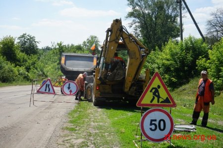 На Житомирщині за рахунок митних коштів триває ремонт доріг