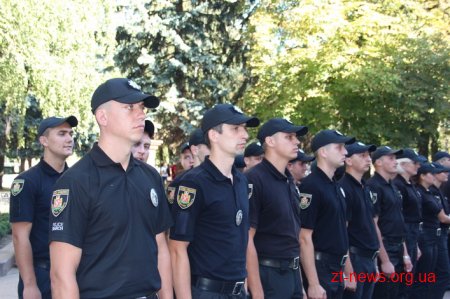У Житомирі склали присягу більше 60 поліцейських