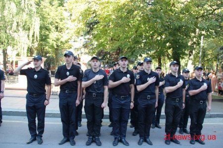 У Житомирі склали присягу більше 60 поліцейських