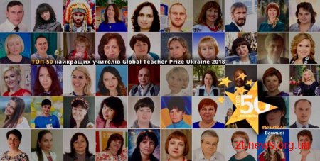 Троє вчителів з Житомирщини увійшли до ТОП-50 премії Global Teacher Prize Ukraine-2018
