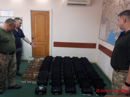 Прикордонники Житомирського загону отримали 100 комплектів дозиметрів