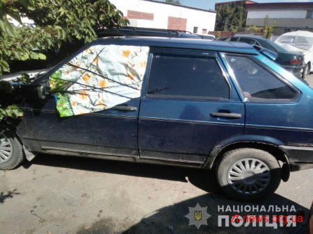 На Житомирщині поліцейські завадили чоловіку позбутись викраденого авто