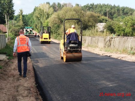 На дорозі Дениші - Михайлівка триває ремонт
