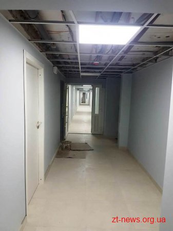 У Центрі вертебрології продовжують ремонт усередині будівлі та завершують благоустрій території