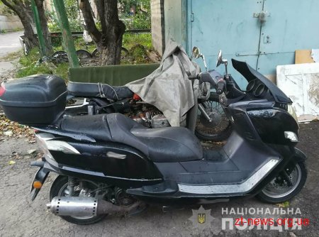У Бердичеві поліцейські охорони затримали крадія мотоцикла