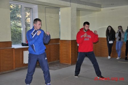 Юних вартових правопорядку Житомирщини навчали прийомам самооборони