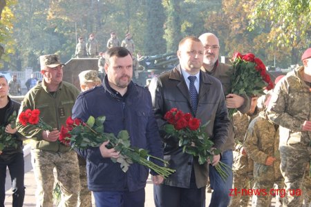 Напередодні Дня захисника України у Житомирі вшанували загиблих воїнів