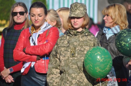 У Житомирі тривають святкові заходи з нагоди Дня захисника України