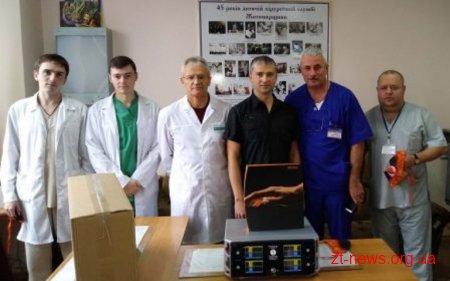 Обласна дитяча лікарня отримала від благодійників сучасне обладнання для електрохірургії