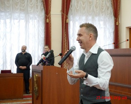 Олександр Авраменко провів майстер-клас із культури мовлення у Житомирі