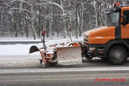 Житомирська ОДА відповідає за утримання 948 місцевих доріг у зимовий період