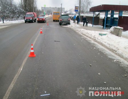 У Бердичеві на пішохідному переході автомобіль збив школяра
