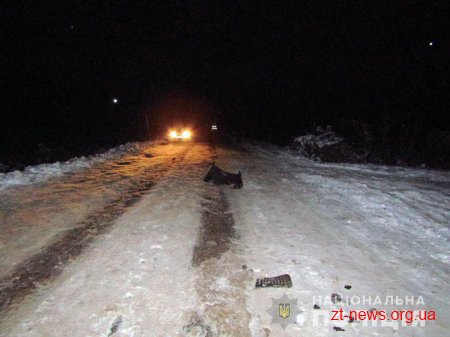На Житомирщині поліцейські розшукали водія, який збив людину і втік з місця ДТП