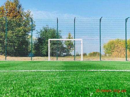 20 футбольних полів встановили на Житомирщині у 2018 році