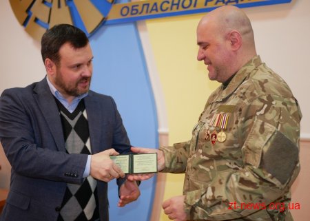 Ще 9 бійців у Житомирі отримали посвідчення добровольця АТО