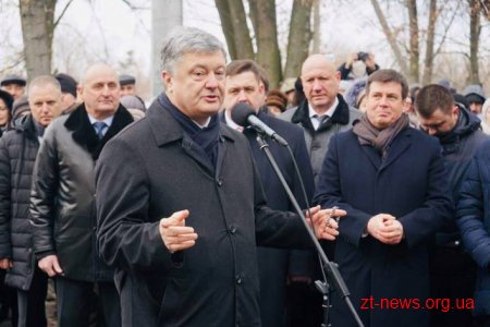 Президент під час робочої поїздки на Житомирщину зустрівся з мешканцями Станишівської ОТГ