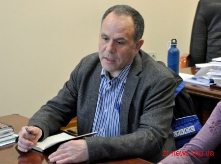 Ярослав Лагута разом із спостерігачами ОБСЄ обговорили перехід громад Житомирщини до ПЦУ