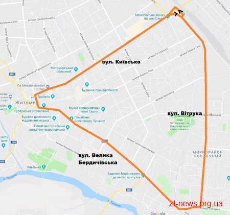 Тролейбусний маршрут №1 у Житомирі незабаром стане кільцевим