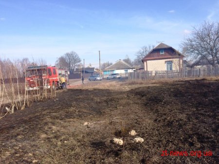 За добу вогнеборці області ліквідували 9 пожеж сухої трави, 5 з яких виникли в одному районі