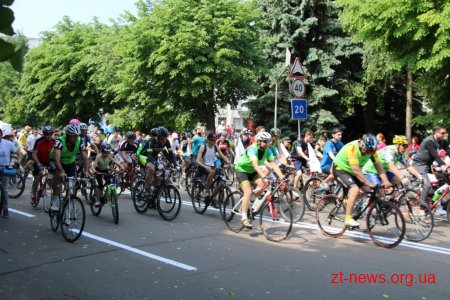 Велодень в Житомирі зібрав понад три тисячі учасників