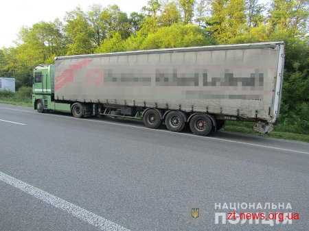 На Звягельщині нетверезий водій іномарки «наздогнав» вантажівку