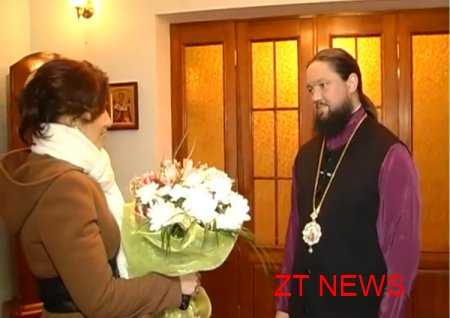 Вперше знімальна група відвідала дім єпископа Житомирського та Новоград – Волинського Никодима