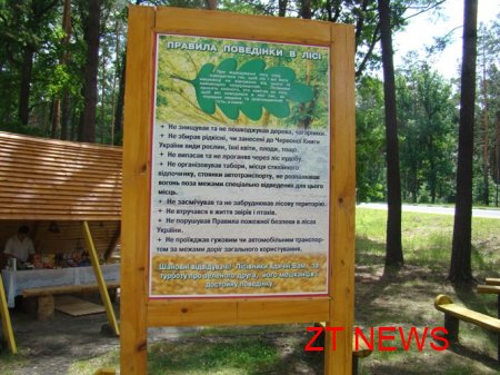 Відпочинок в лісі на Житомирщині стає комфортнішим завдяки новим майданчикам для відпочинку