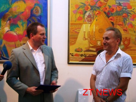 22 червня було відкрито ювілейну виставку художника Петра Богомаза