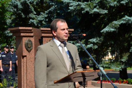 22 серпня в Житомирі вшанували пам`ять загиблих працівників органів внутрішніх справ