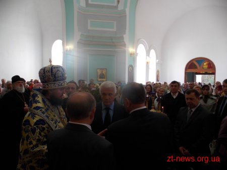 В Житомирі урочисто освятили Хрестовоздвиженську церкву ВІДЕО
