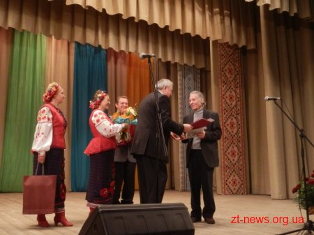 Народний артист і Почесний громадянин Житомира І.М. Сльота відзначає ювілей