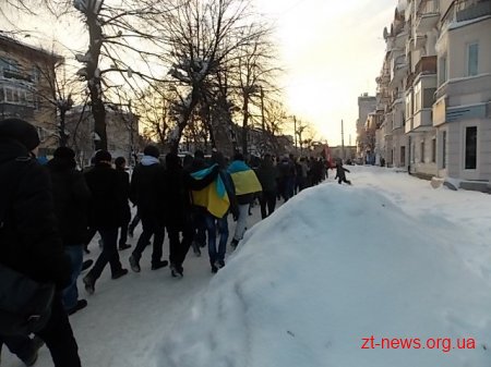 У Житомирі провели протестну ходу на підтримку сім'ї Павличенко ВІДЕО
