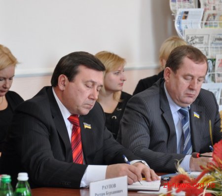 Керівники області зустрілися з народними депутатами України від Житомирської області