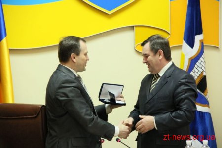 Житомирський міський голова вручив відзнаки двом своїм заступникам