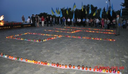 У Житомирі 22 червня зранку відбулася акція "Запали свічу"