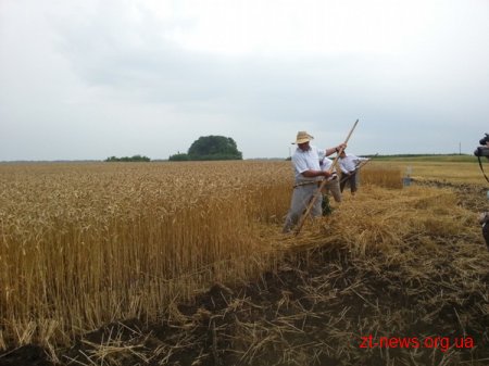 На Попільнянщині, де традиційно збирають найбільші в області врожаї зернових, днями урочисто відкрили "Жнива-2013"