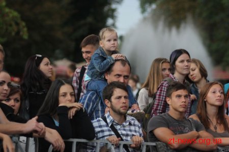 У Житомирі відбувся рок-концерт до Дня незалежності України