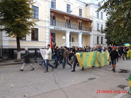 У Житомирі вже вдруге відбувся марш футбольних фанатів за відновлення ФК Полісся