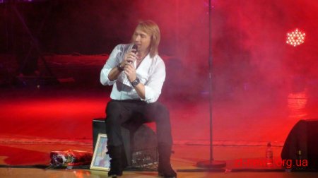 Олег Вінник вчора відвідав Житомир із концертом