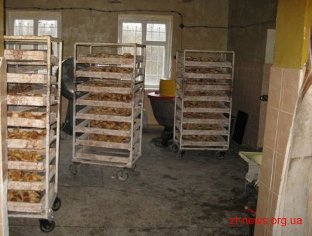 На Житомирщині правоохоронці закрили підпільний кондитерський цех та вилучили понад тонну його продукції