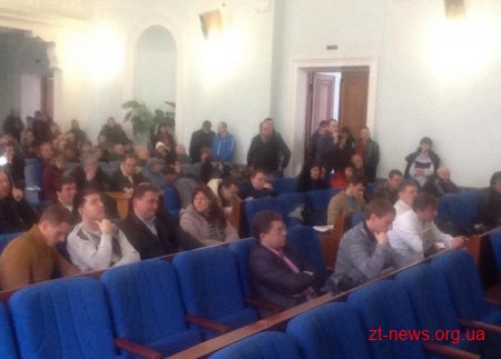 У Житомирі Народна рада проводить засідання