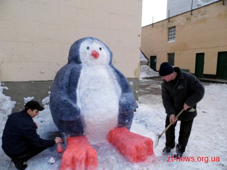 Серед засуджених відбувся конкурс снігових фігур «Снігові фантазії, що роблять нас вільними»